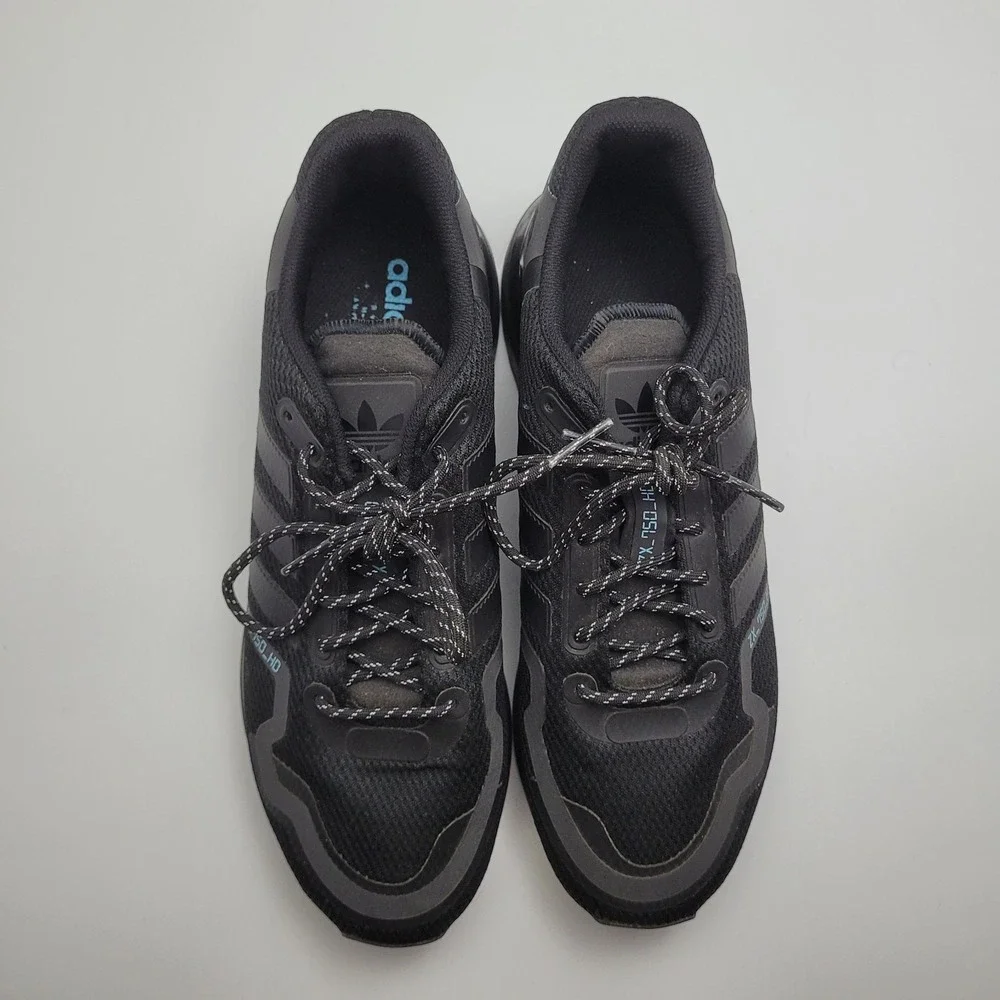 Adidas ZX 750 HD Shoes Mens 10 Core Black Running Athletic Sneakers FV8488